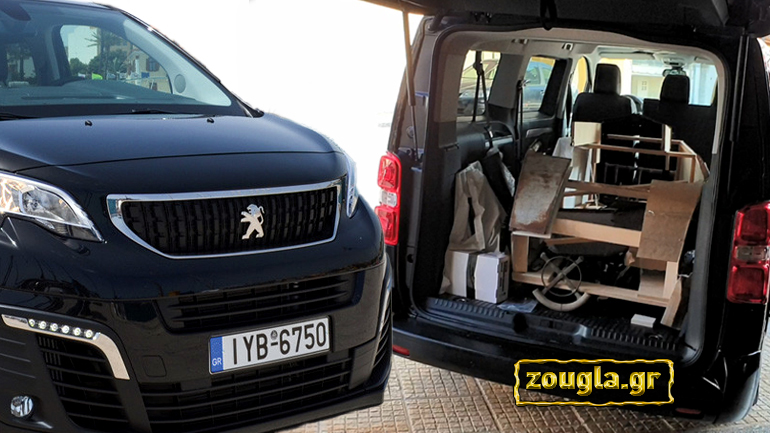 Μεταφέραμε το πρώτο ελληνικό αυτοκίνητο 112 ετών μέσα σε ένα Peugeot Traveller